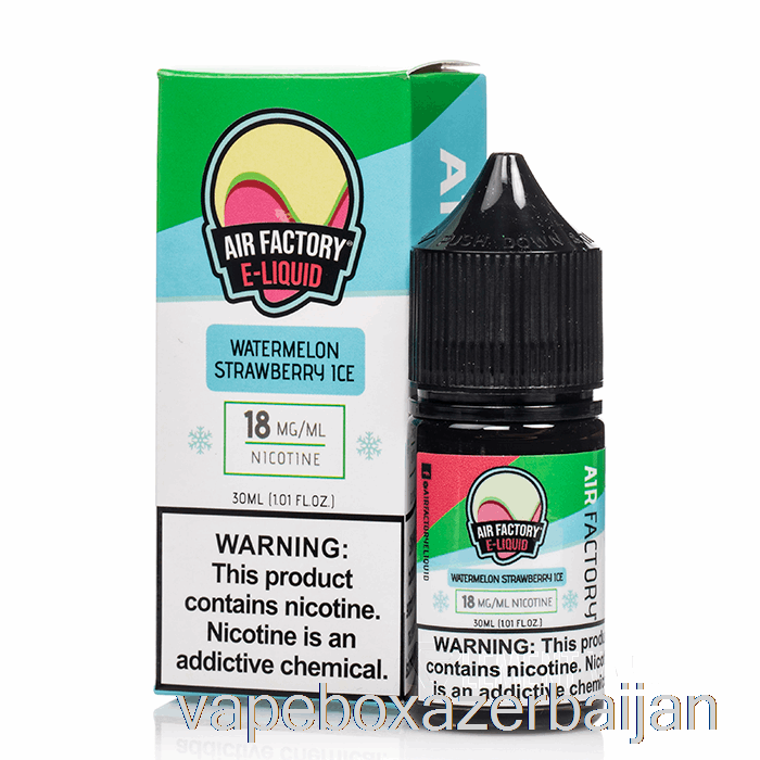 Vape Azerbaijan Watermelon Strawberry Ice - Air Factory Salts - 30mL 18mg